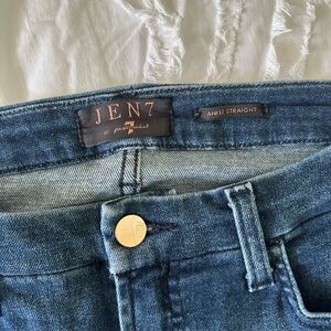 Women's JEN 7 for all mankind Ankle Straight Jeans